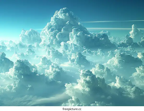 Breathtaking Cloudscape: A Sea of White