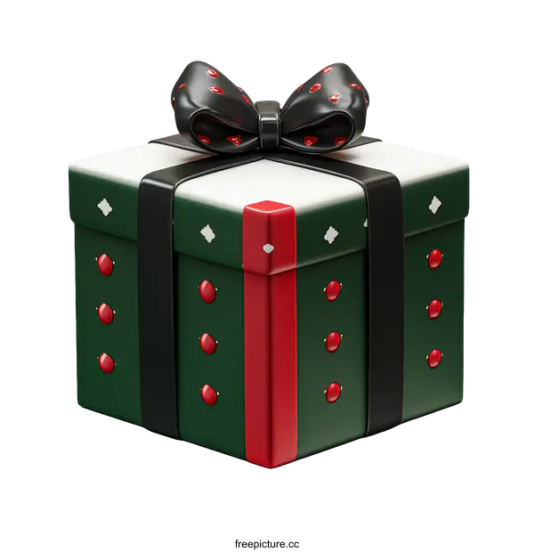 [Transparent Background PNG]Christmas Gift Box Illustration
