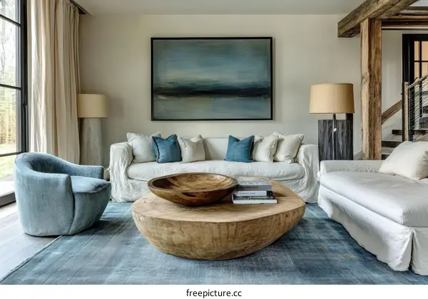 Modern Rustic Living Room Interior Design