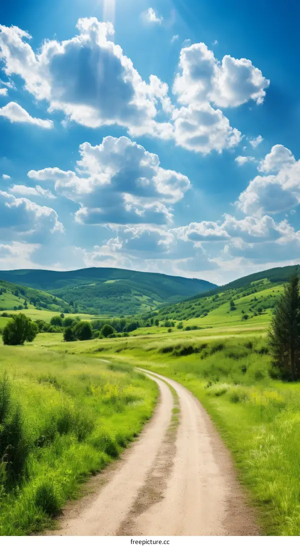 Tranquil Countryside Road