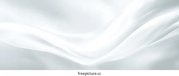 Smooth White Fabric Texture Illustration
