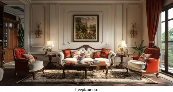 Luxurious Living Room Interior Design