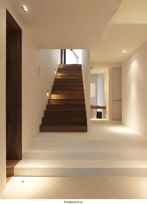 Modern Minimalist Interior Design Staircase