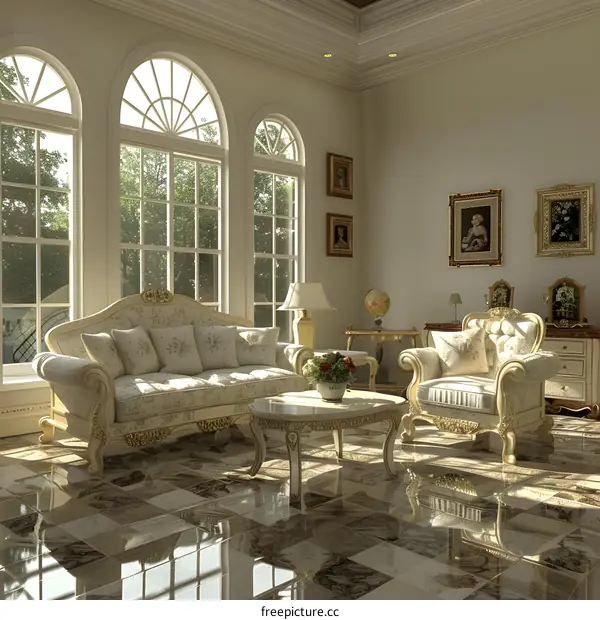 European-style living room