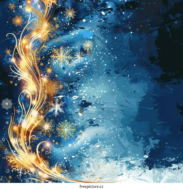 Winter Wonderland: Sparkling Snowflakes