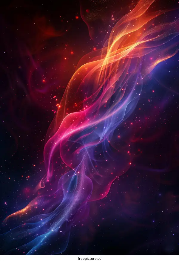 Cosmic Nebula: A Symphony of Colors