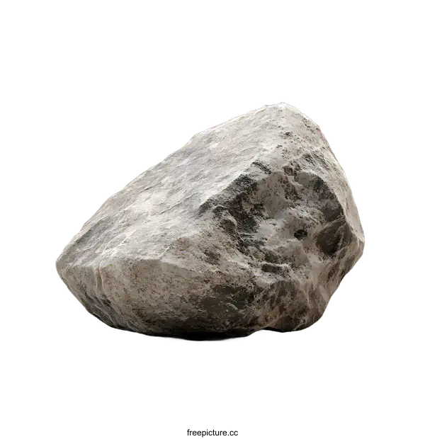 [Transparent Background PNG]Grey Rock Isolated on transparent background