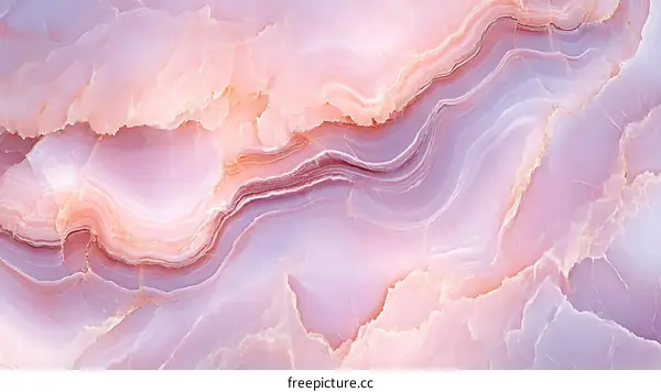 Abstract Pink Marble Texture Background
