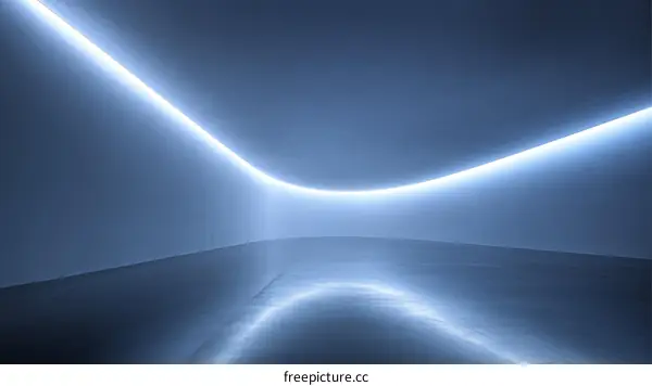 Modern Minimalist Empty Exhibition Hall Interior