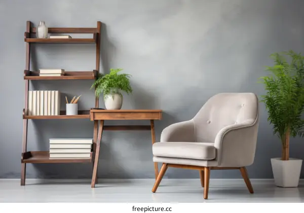 A stylish and comfortable home office