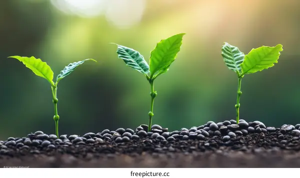 Coffee Plant Sprout Growth Nature