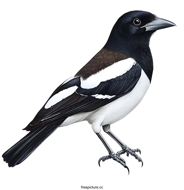 [Transparent Background PNG]Detailed Illustration of a Bird