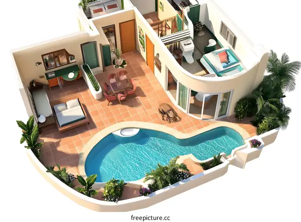 Luxury Villa With Private Pool And Terrace