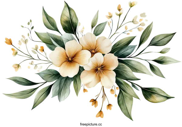 [Transparent Background PNG]Beautiful Floral Arrangement Illustration