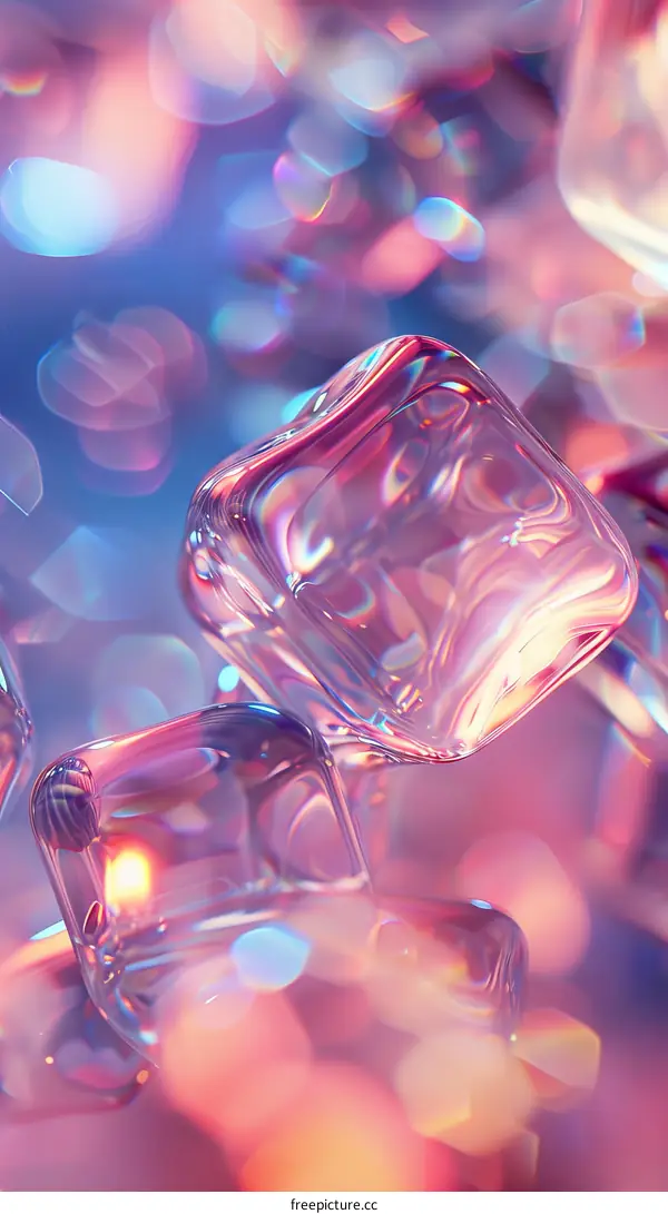 Colorful Ice Cubes