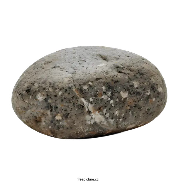 [Transparent Background PNG]Close Up Of A Smooth River Rock