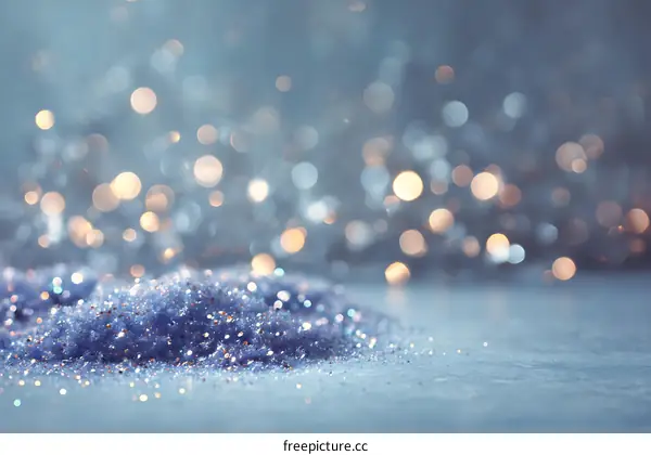 Elegant Glittering Blue Sparkle Background