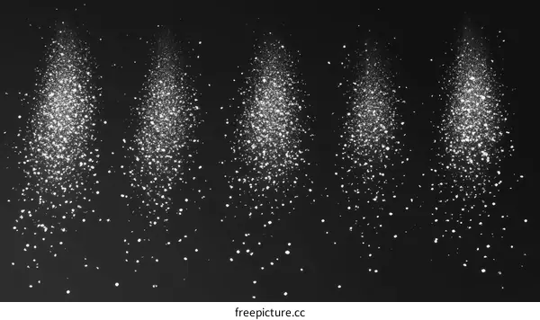 Abstract Particles Falling in the Dark