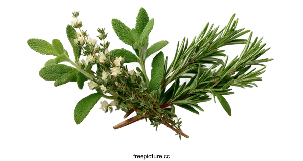 [Transparent Background PNG]Assortment of Fresh Herbs