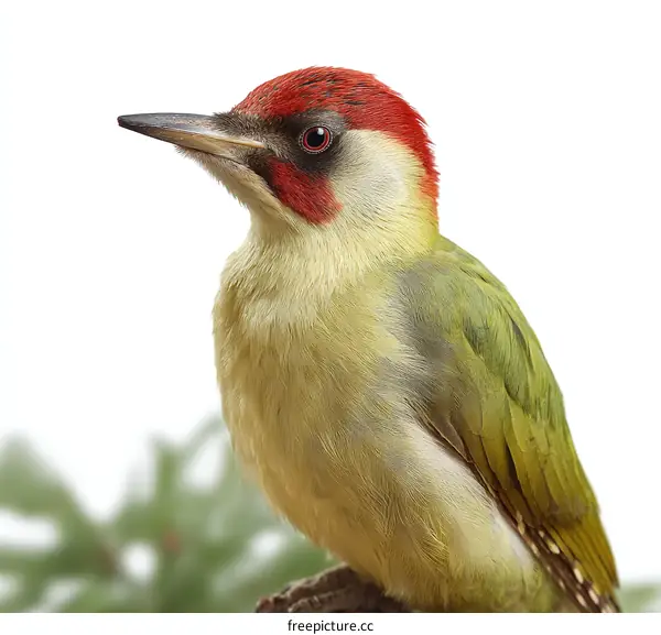 Close-up of a Green Woodpecker