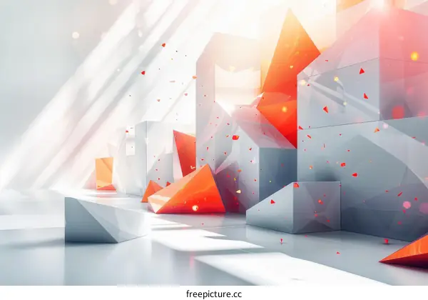 Abstract Geometric Shapes Wallpaper