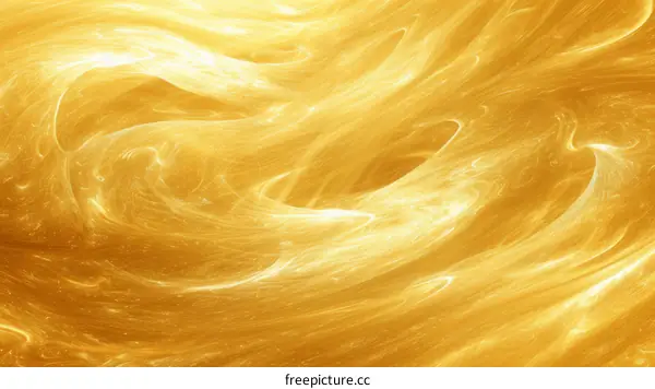 Abstract golden waves background
