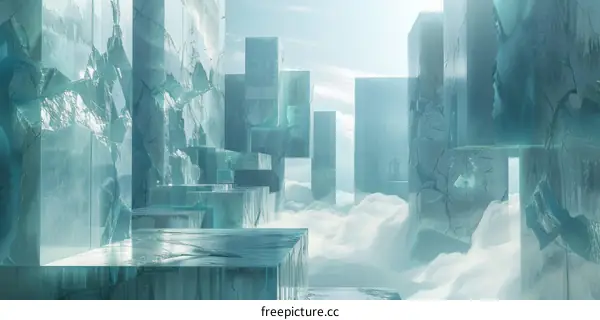 Antarctic Ice Formations