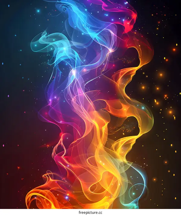 Colorful Flames