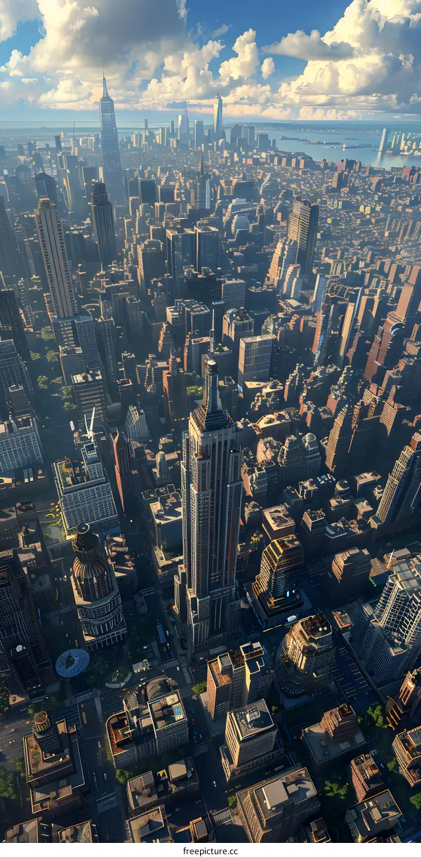 New York City from the Top of the Empire State Building