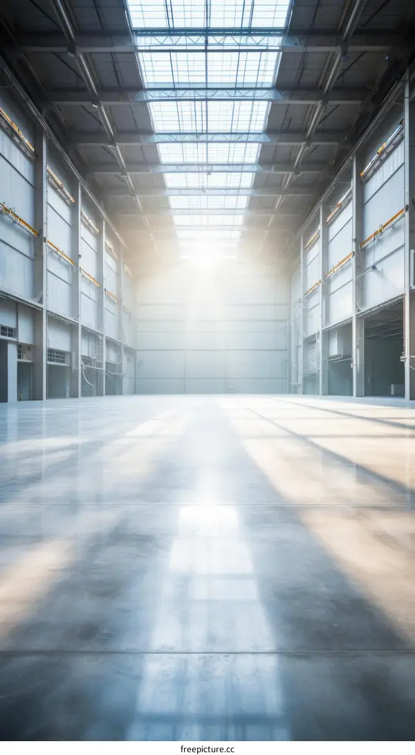 Spacious Modern Warehouse Interior