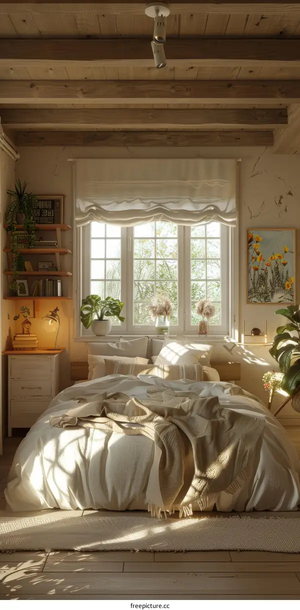Cozy Bedroom Interior Design with Natural Light