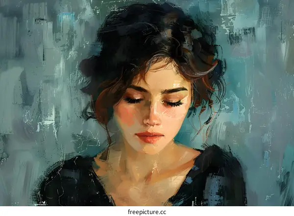 portrait of a young woman