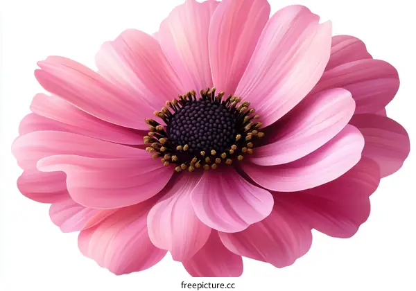 Beautiful Pink Flower Illustration