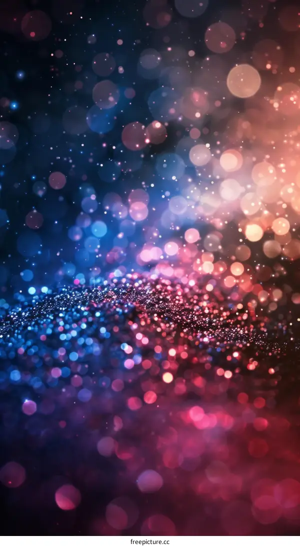 Colorful bokeh lights