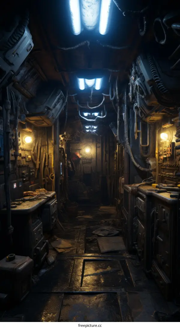Haunted Spaceship Interior