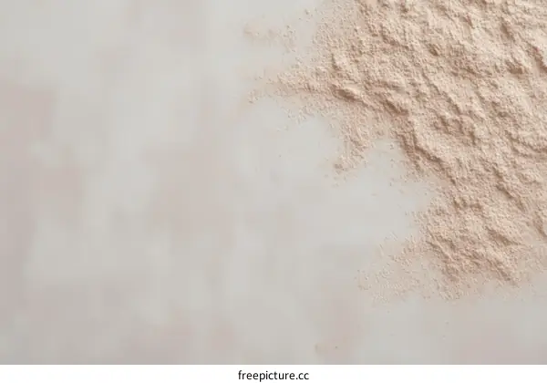Beige Powder Texture on Light Background