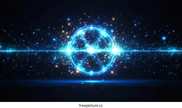 Abstract Futuristic Global Network Design