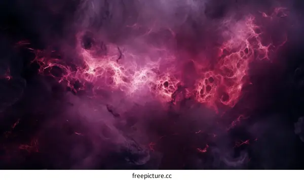 A Transient Dreamscape of Celestial Purples and Pinks