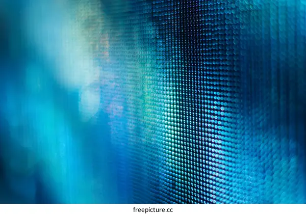 Close-up View of a Digital Display Screen