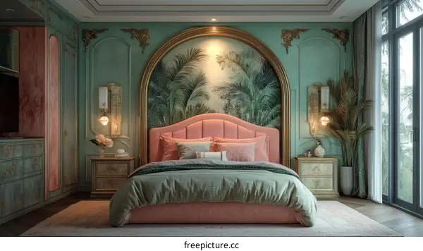 Elegant Vintage Bedroom Interior Design