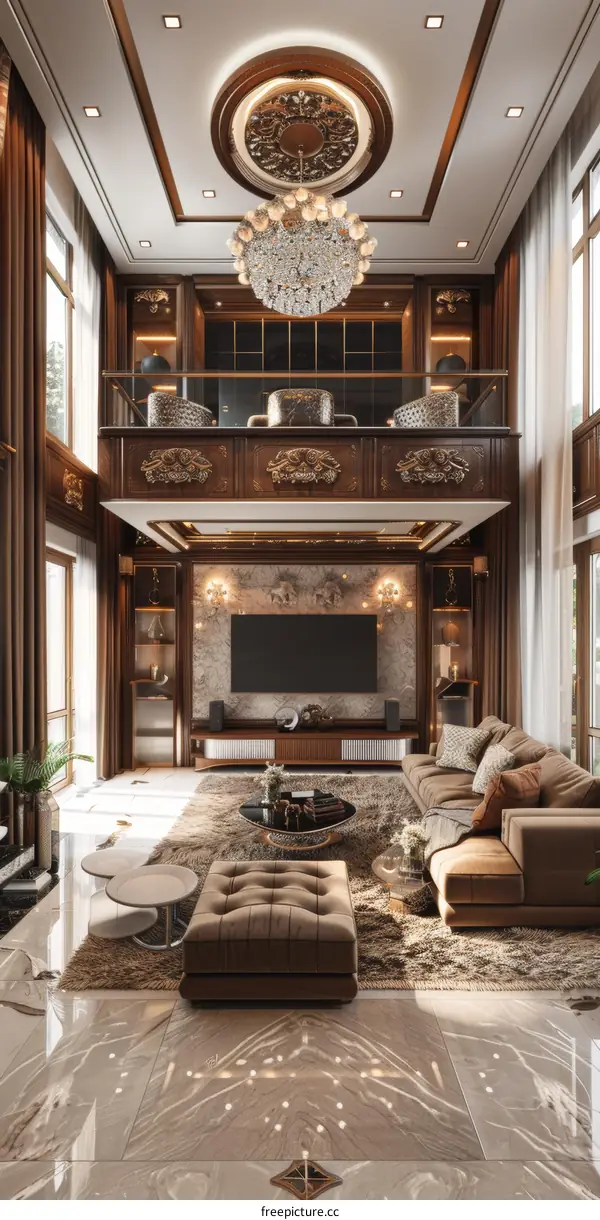 Modern Luxurious Living Room Interior Design