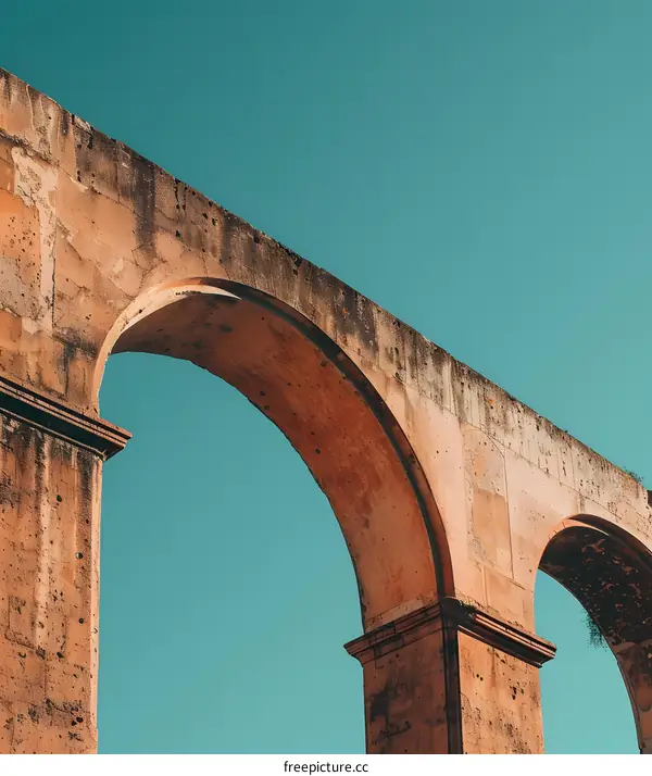 Stone Archway Against A Blue Sky