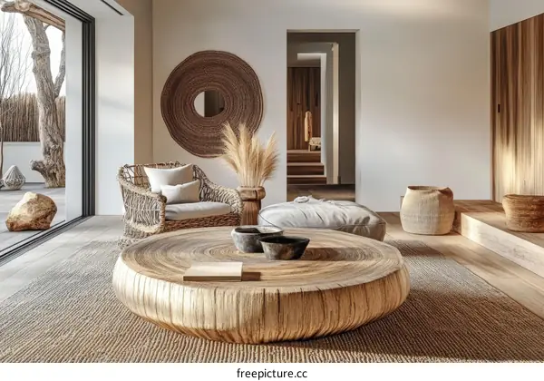 Bohemian Living Room Interior Design