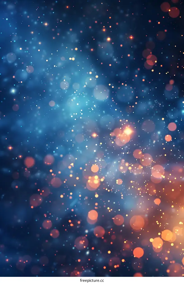 Blue and Orange Particles