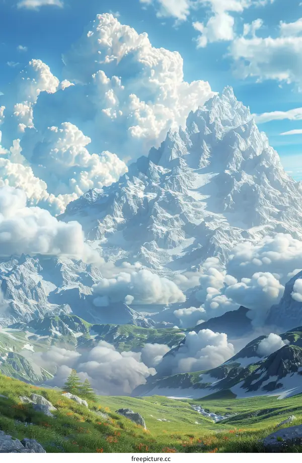 Majestic Mountain Peak Landscape