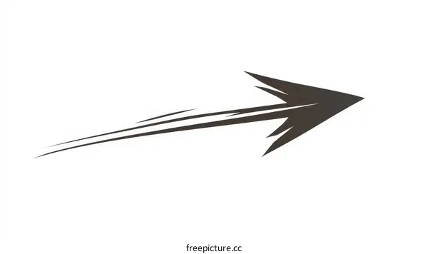 Dynamic Arrow Illustration