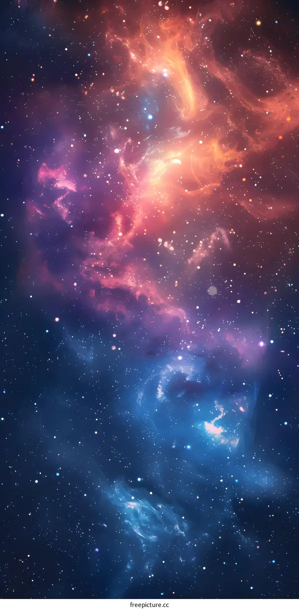 Awesome Nebula and Galaxy