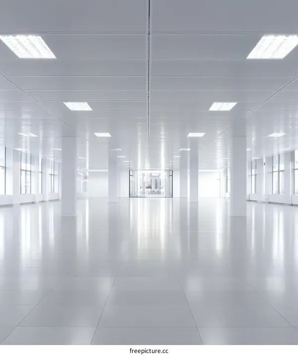 Empty Modern Office Space Interior Design