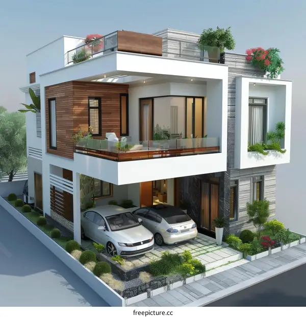 Modern Villa with Elegant Design and Luxurious Interiors