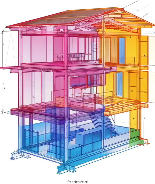 Modern House Interior Design Blueprint